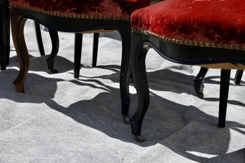 Suite Of Ten (10) Napoleon III Seats, 19th Century