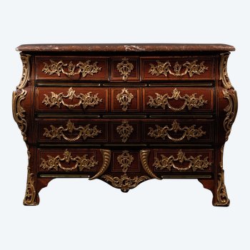 Commode Dite à Moustache. Époque Louis XIV, Première Moitié Du XVIIIe Siècle