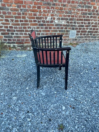 Joseph Hoffmann (1870 -1956) Pour Josef Et Jacob Kohn Fauteuil Gondole