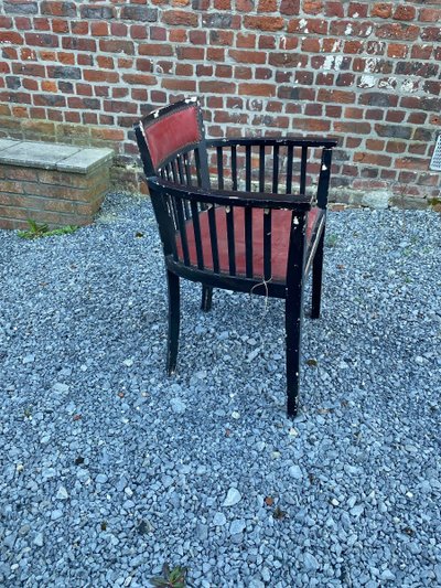 Joseph Hoffmann (1870 -1956) Pour Josef Et Jacob Kohn Fauteuil Gondole