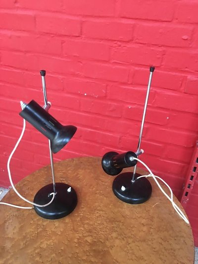 Pair of small, adjustable accent lamps, circa 1950/1960