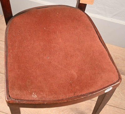 Thonet, Stained Wood Chair with Openwork Back, Viennese Secession, Circa 1900