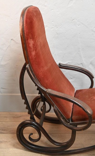 Tnonet , Chaise Longue Réglable Fin XIXème