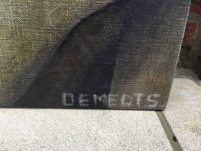 Michèle Demedts (1958)  Grand Tableau Circa  1970/1980