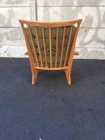 Guillerme Et Chambron , Paire De Fauteuils Edition Votre Maison Circa 1970