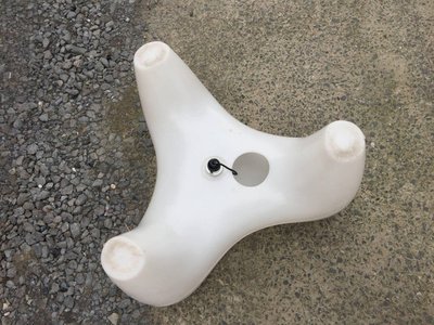 Douglas Mont , Tabouret Vintage En Plastique