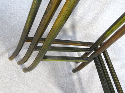 Tables gigognes par KOHN, Sécession viennoise, 1910 , 2 teintes