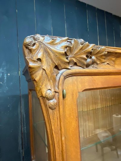 Gauthier-poinsignon & Cie , Großes Jugendstil-Buffet Aus Mahagoni Und Ulmenholz Circa 1900