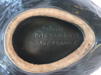 Pol Chambost Ceramic Plate Circa 1950/1960 Signed