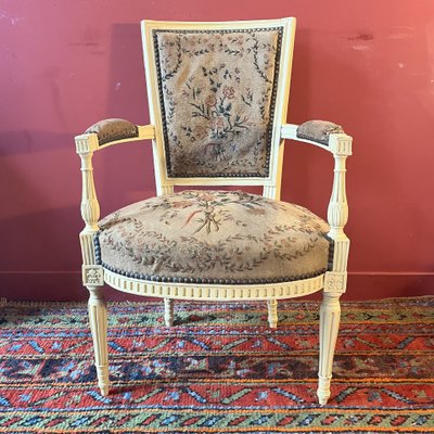 Rare Fauteuil Royaliste, Vers 1792/1795