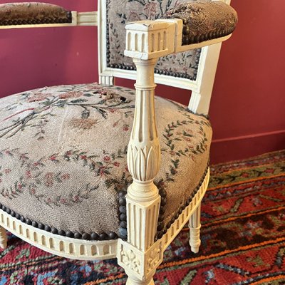 Rare Fauteuil Royaliste, Vers 1792/1795