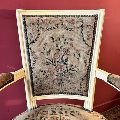 Rare Fauteuil Royaliste, Vers 1792/1795