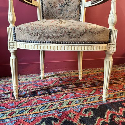 Rare Fauteuil Royaliste, Vers 1792/1795