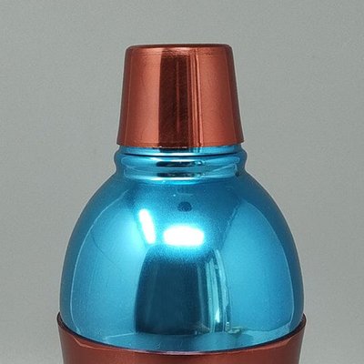 1950s Gorgeous Cocktail Shaker in Pure Aluminum. Made in Italy