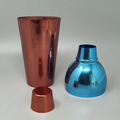 1950s Gorgeous Cocktail Shaker in Pure Aluminum. Made in Italy