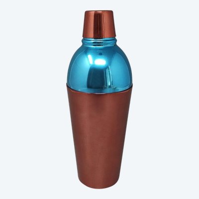 1950s Gorgeous Cocktail Shaker in Pure Aluminum. Made in Italy