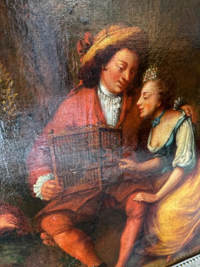 Grande dipinto del XVIII secolo