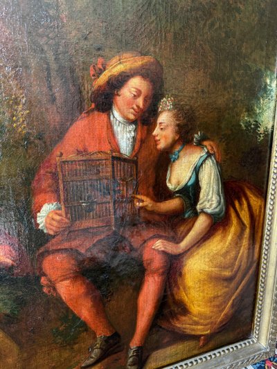 Grande dipinto del XVIII secolo