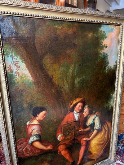 Grande dipinto del XVIII secolo