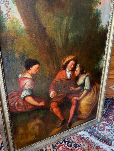 Grande dipinto del XVIII secolo