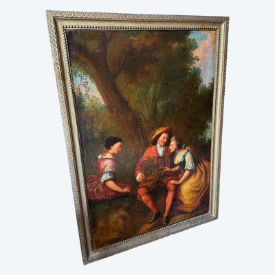 Grande dipinto del XVIII secolo