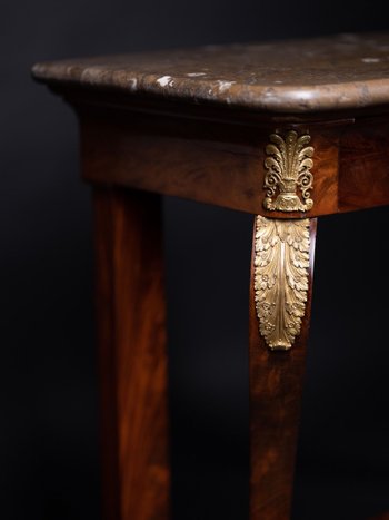 Console impero con timbro Jacob Desmalter, inizio XIX secolo