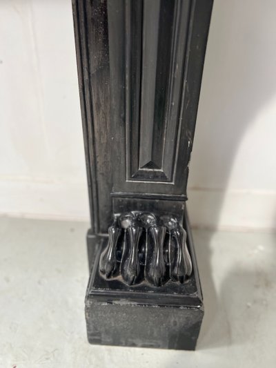 Napoleon III mantel with black marble claw feet 19th century