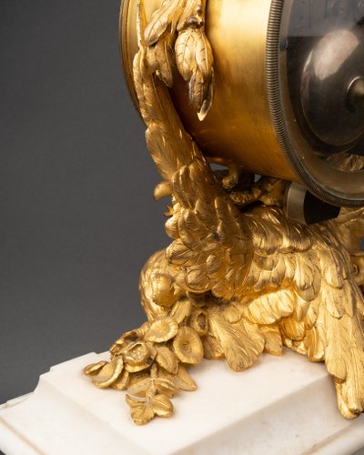 Marble and Gilt Bronze Clock, 19th Century