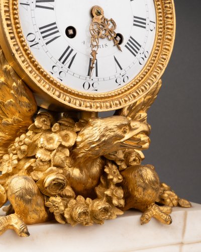 Marble and Gilt Bronze Clock, 19th Century