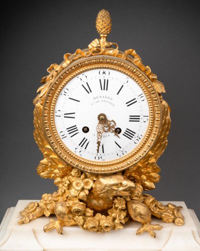 Marble and Gilt Bronze Clock, 19th Century