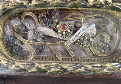 Pair Of Reliquaries - altarpiece element - 18th century