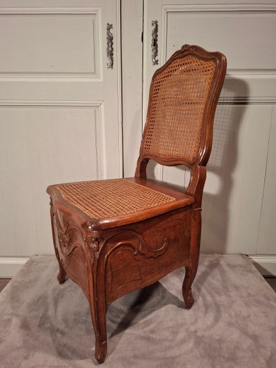 Louis XV period beechwood commode.