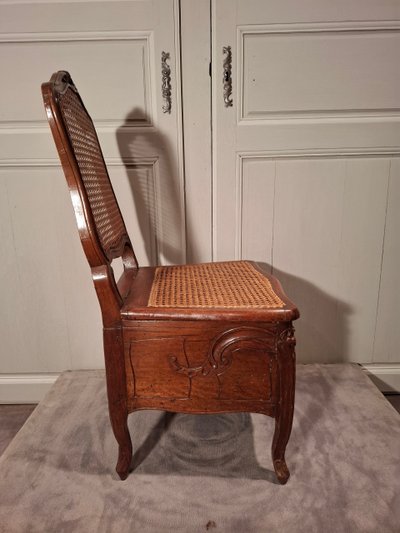 Louis XV period beechwood commode.