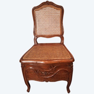 Louis XV period beechwood commode.