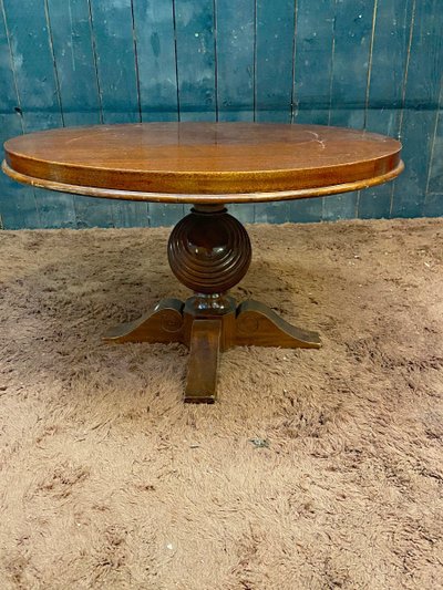 Gueridon in mogano verniciato Art Déco 1940/1950 circa