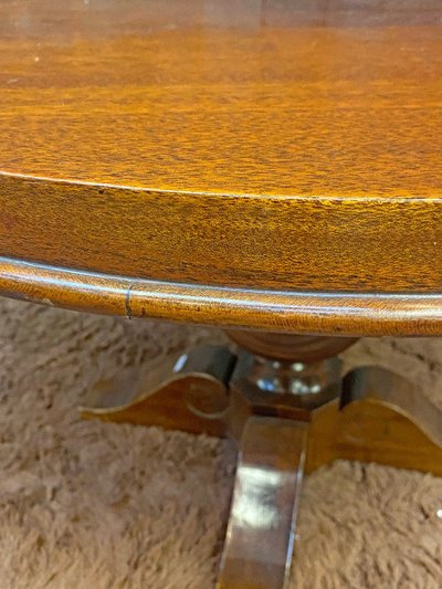 Gueridon in mogano verniciato Art Déco 1940/1950 circa