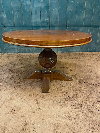 Gueridon in mogano verniciato Art Déco 1940/1950 circa