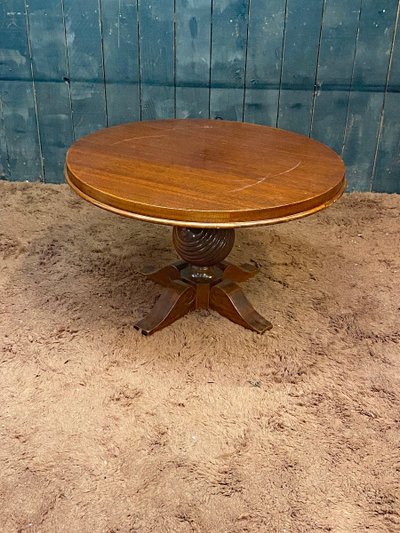 Gueridon in mogano verniciato Art Déco 1940/1950 circa