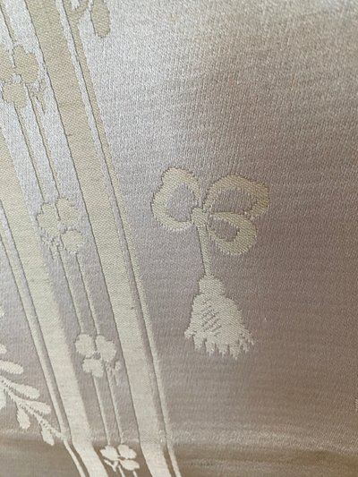 Lampas di seta del XIX secolo 