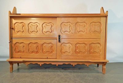 Guillerme Et Chambron, Raro buffet "Dario"  Edizione Votre Maison, 1970 circa