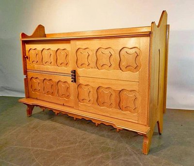 Guillerme Et Chambron, Raro buffet "Dario"  Edizione Votre Maison, 1970 circa