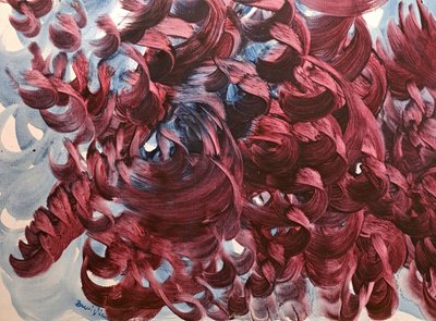 René Duvillier (1919-2002), Abstraction Intitulé Poursuites, 1961
