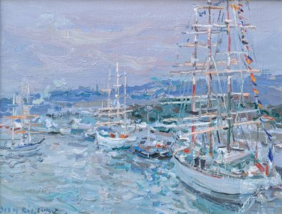 Jean Rigaud (1912-1999) L'armada de la Liberté à Rouen en 1994