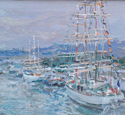 Jean Rigaud (1912-1999) L'armada de la Liberté à Rouen en 1994