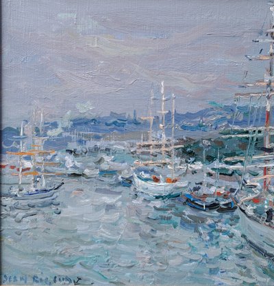Jean Rigaud (1912-1999) L'armada de la Liberté à Rouen en 1994