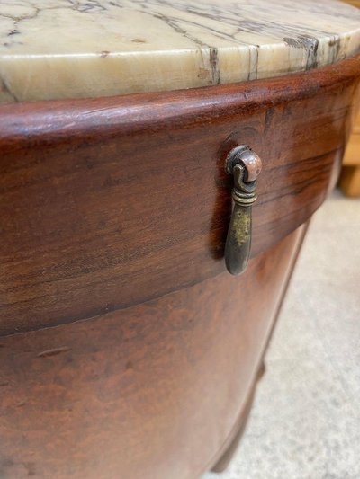 Two Art Deco bedside tables, which could make a pair, circa 1920/1930