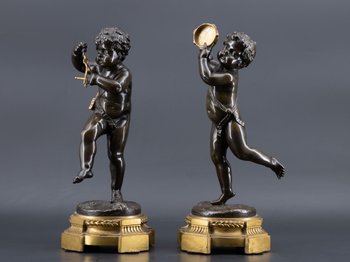 Coppia di putti, XIX secolo
