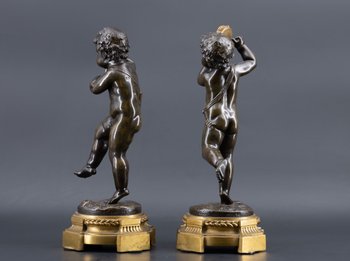 Coppia di putti, XIX secolo