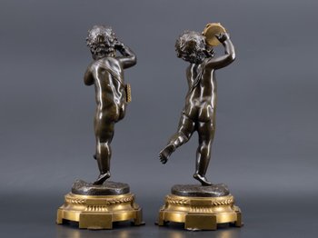 Coppia di putti, XIX secolo