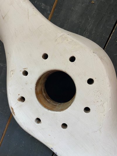 Echter alter Flugzeugpropeller , Herkunft Kanada